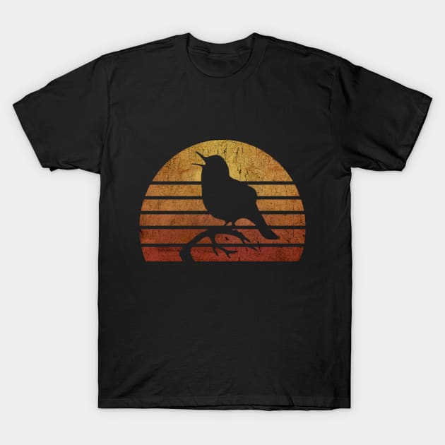 Retro Wren T-Shirt by Ostakos